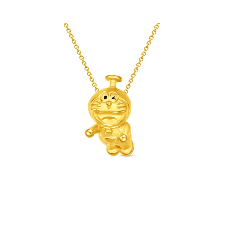 多啦A夢999足金工藝精品吊墜
