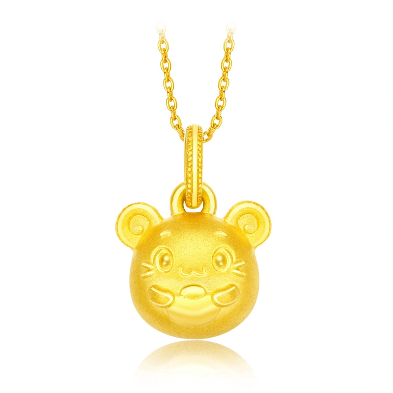 999 Gold charm