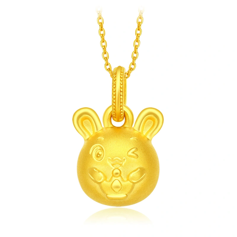 999 Gold charm
