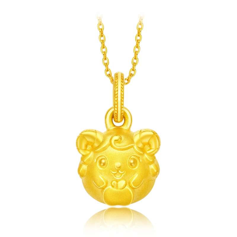 999 Gold charm