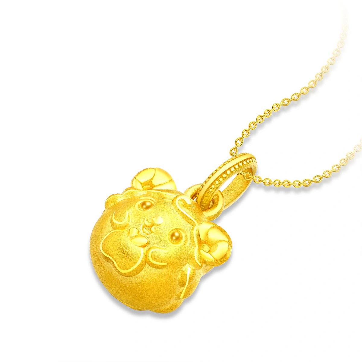 999 Gold charm