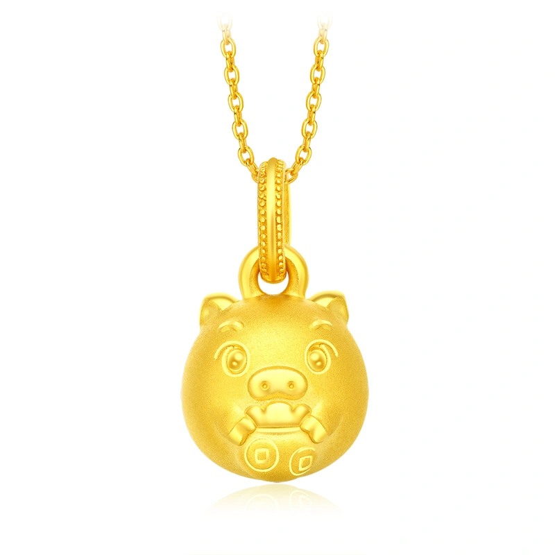 999 Gold charm