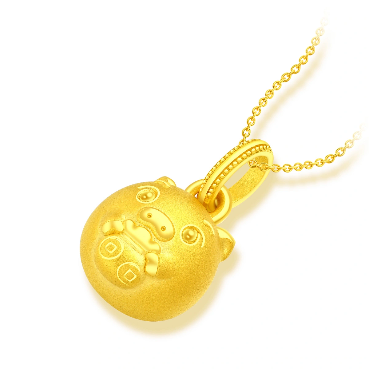 999 Gold charm