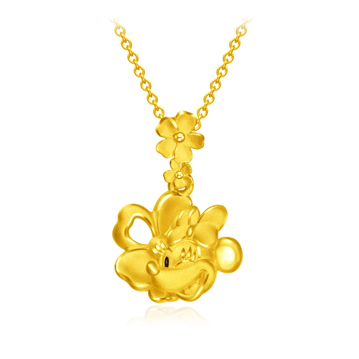 Minnie Mouse 999 Gold pendant