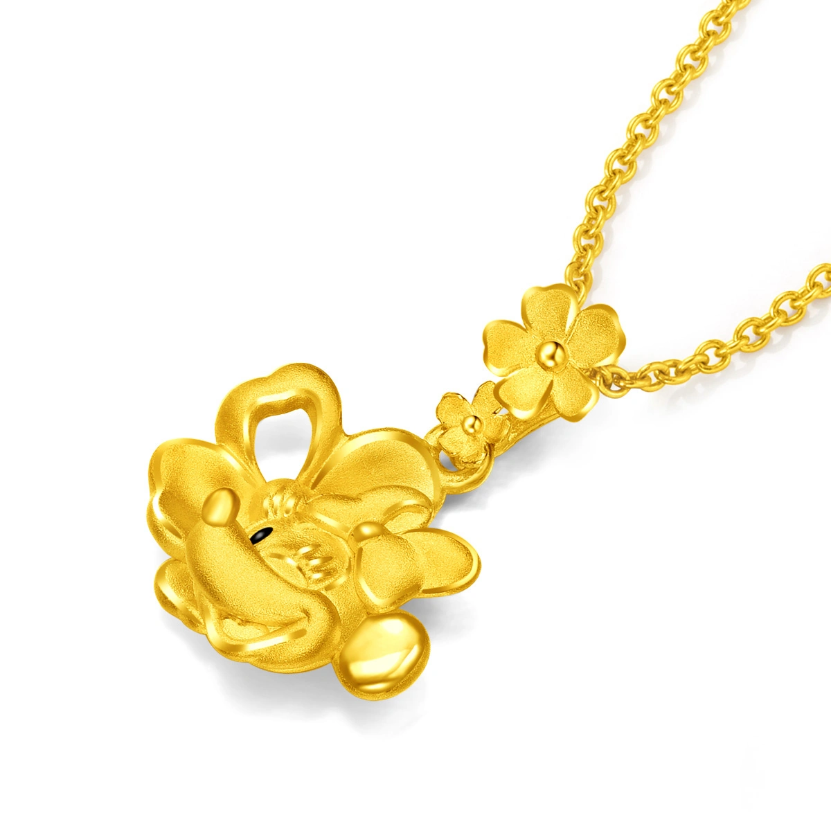 Minnie Mouse 999 Gold pendant