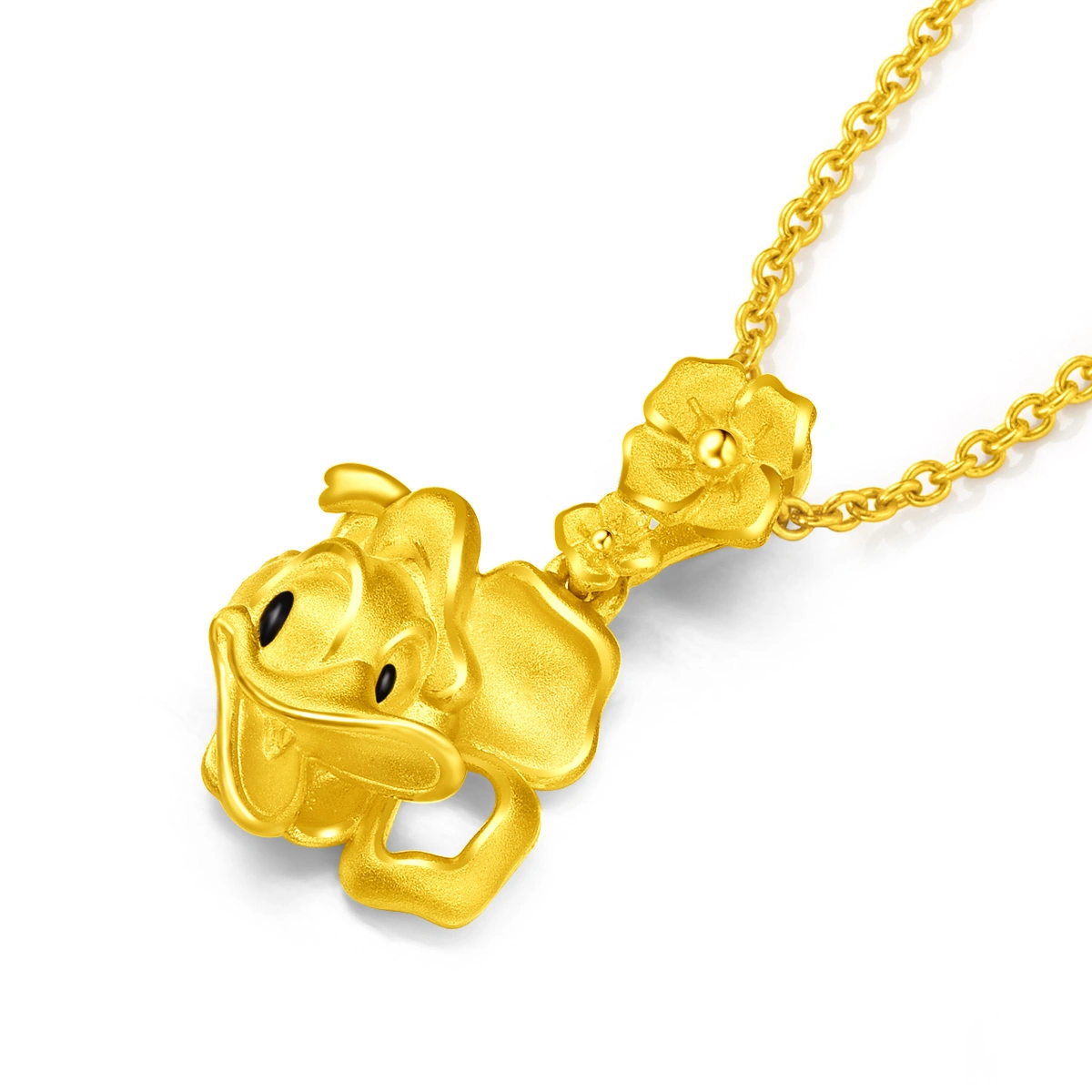 Donald Duck 999 Gold pendant