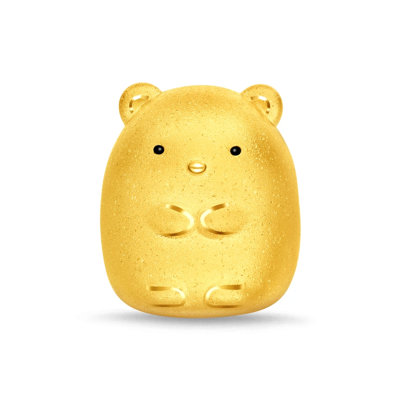 白熊999足金工藝精品串飾