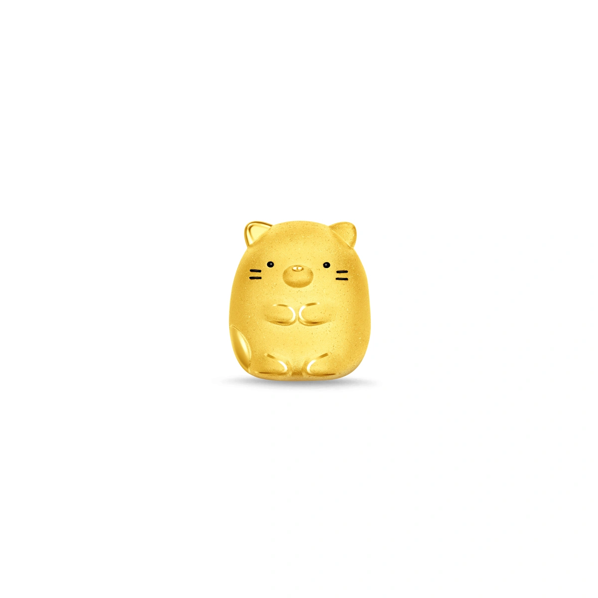 Neko 999 Gold charm