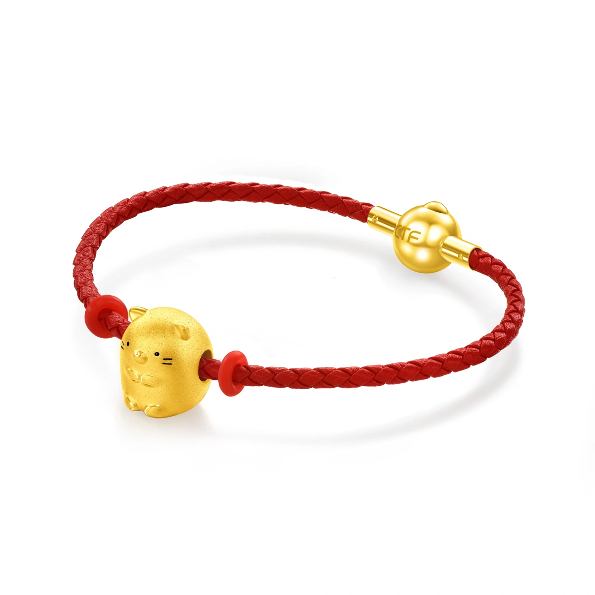 Neko 999 Gold charm