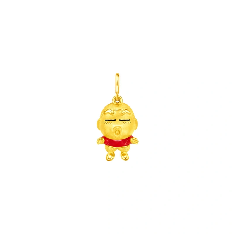 Shinchan 999 Gold charm