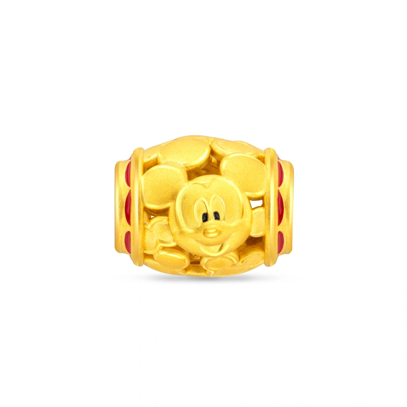 Mickey Mouse 999 Gold charm