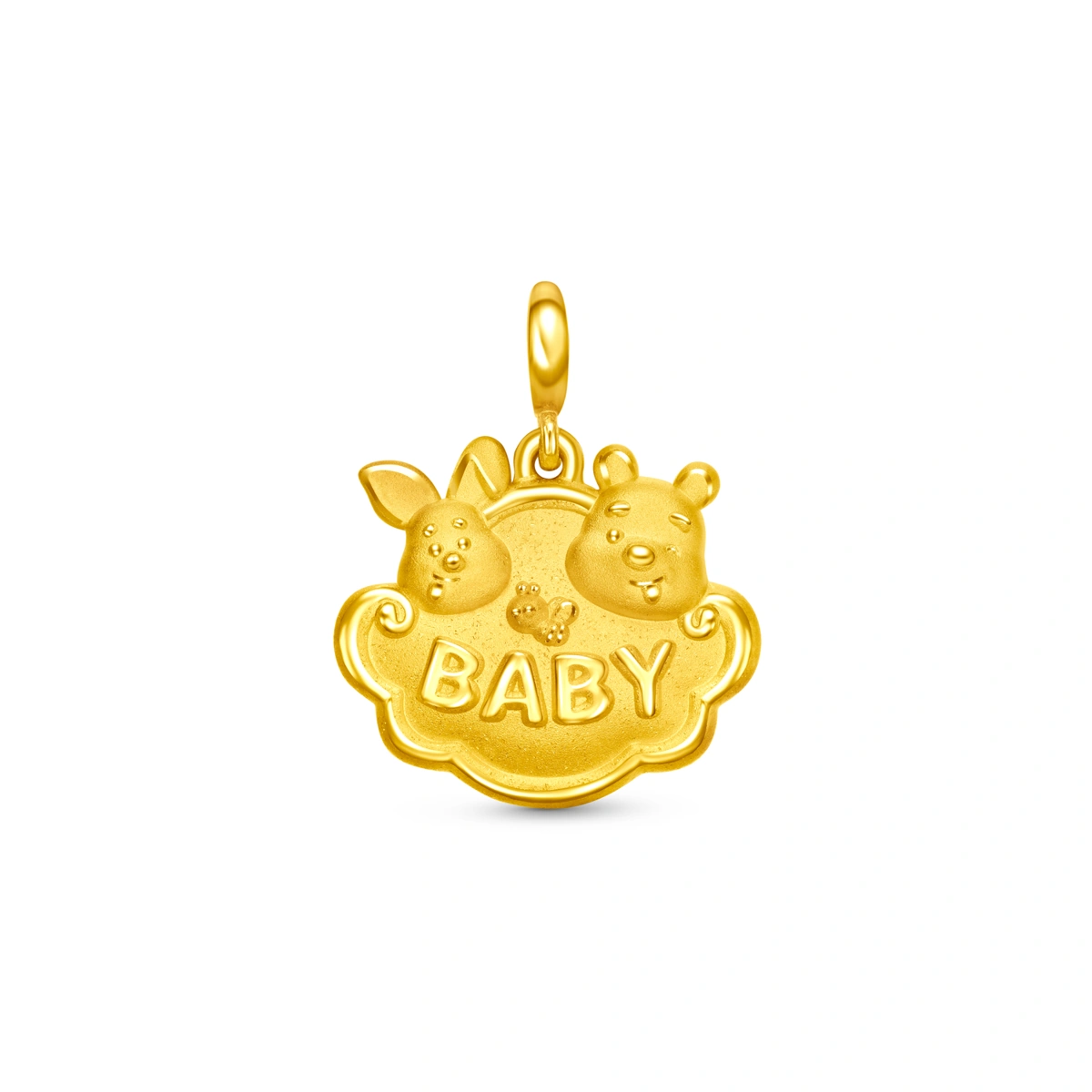 小熊維尼999足金工藝精品吊墜