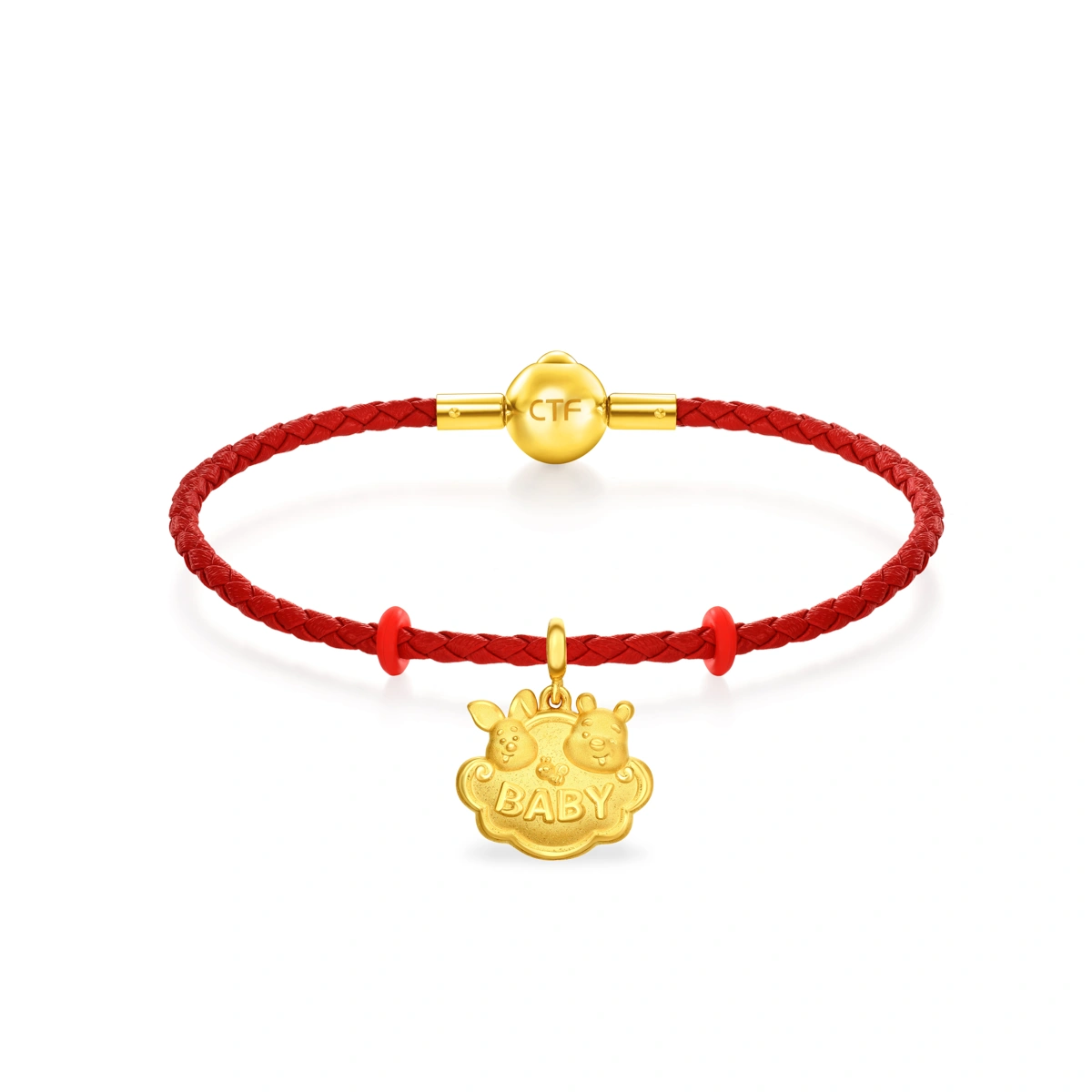 Winnie the Pooh 999 Gold pendant