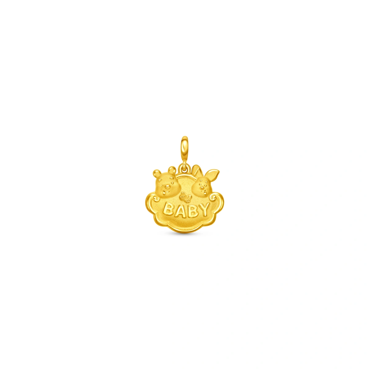 Winnie the Pooh 999 Gold pendant