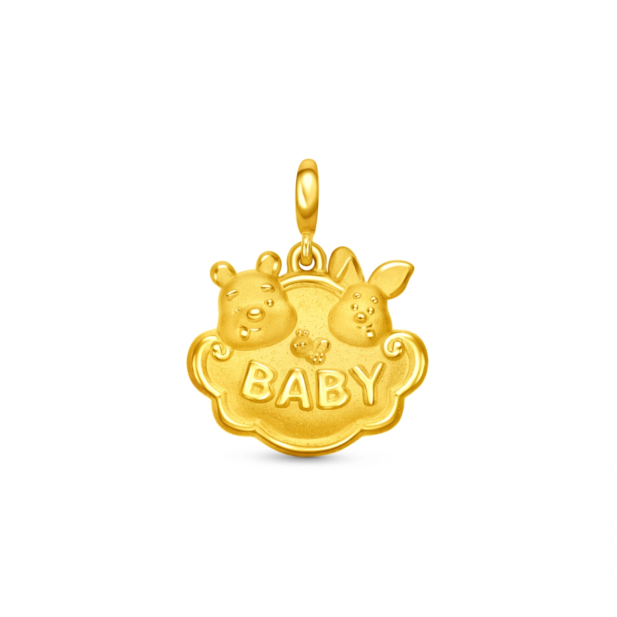 小熊維尼999足金工藝精品吊墜