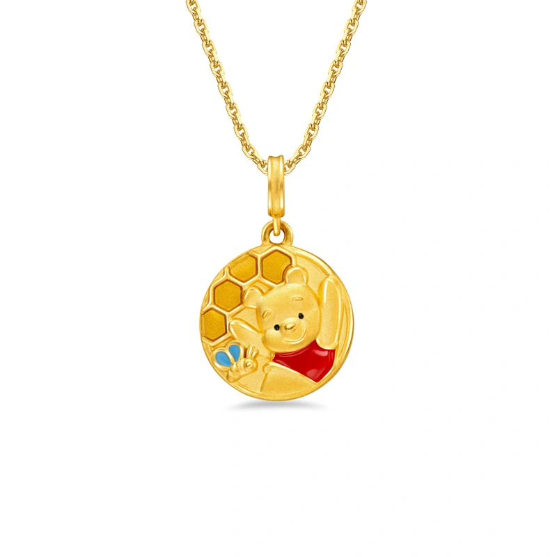 999 Gold pendant