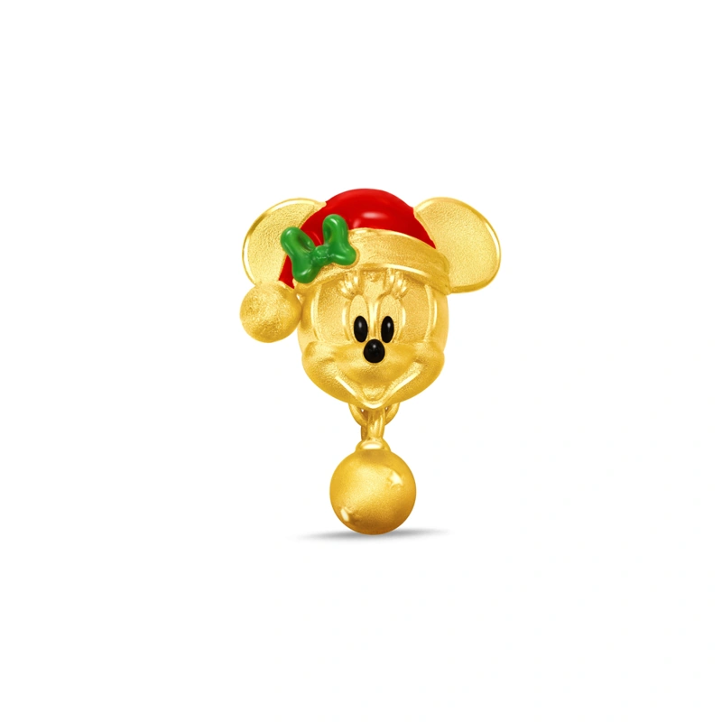 Minnie Mouse 999 Gold charm