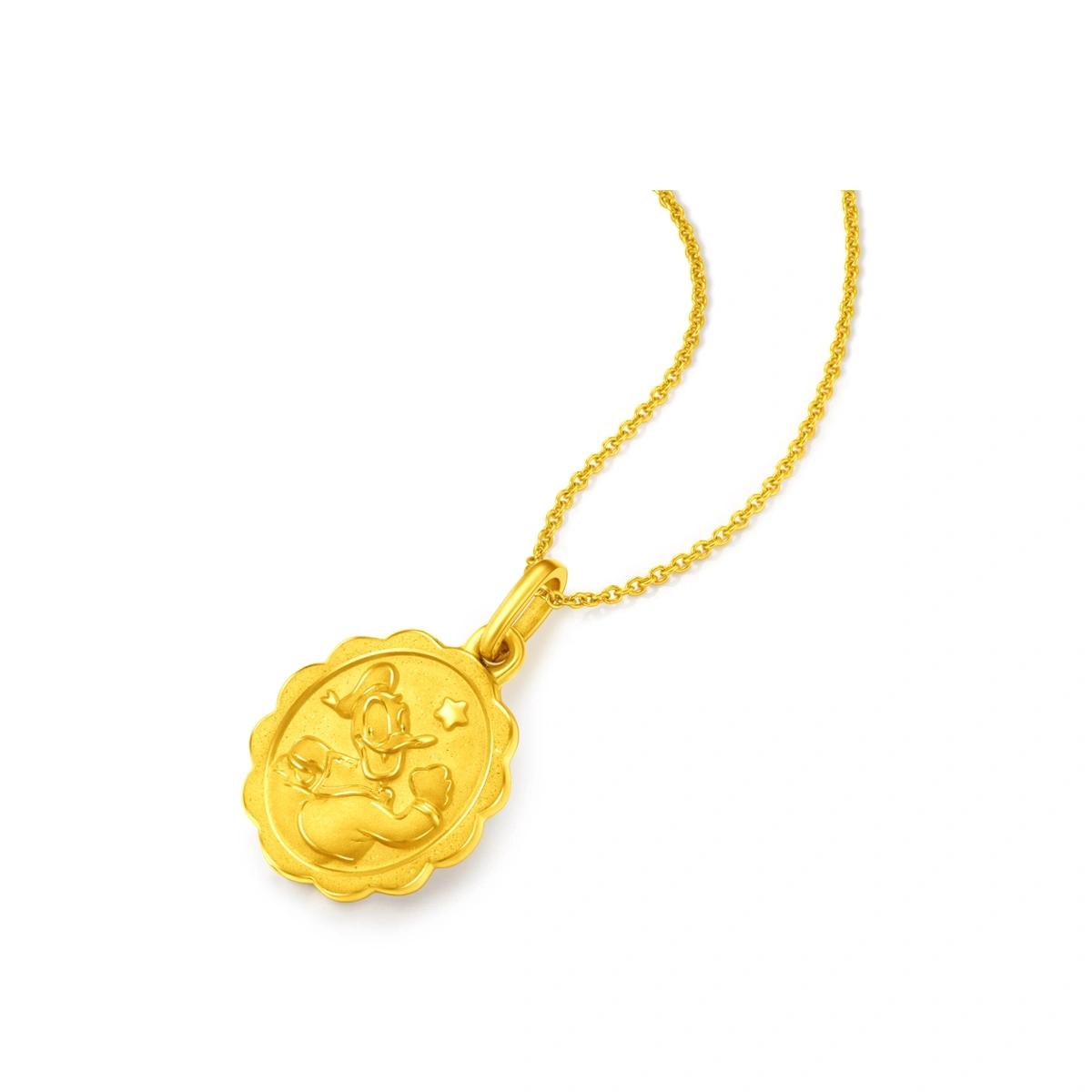 Donald Duck 999 Gold charm