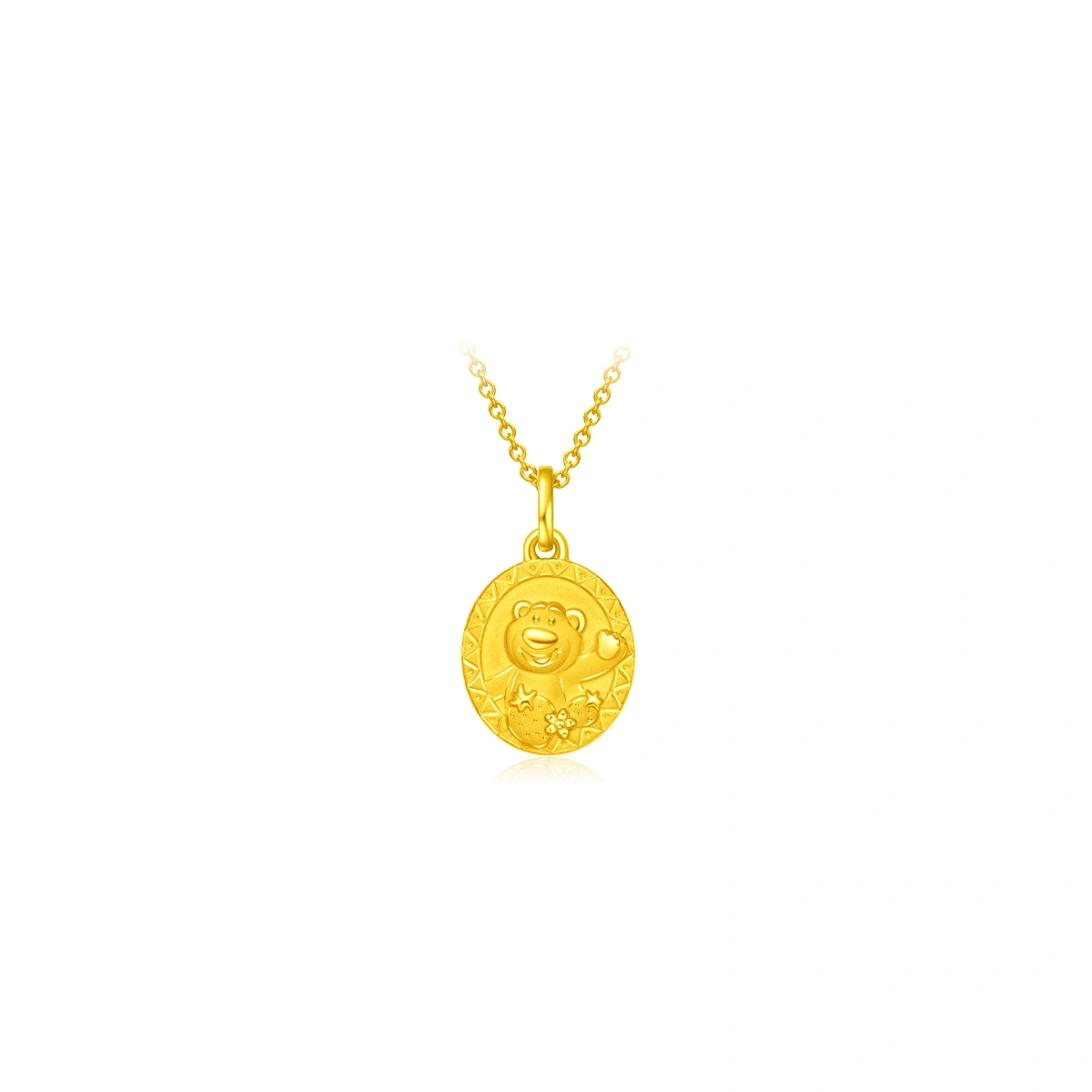 勞蘇與抱抱龍999足金工藝精品串飾