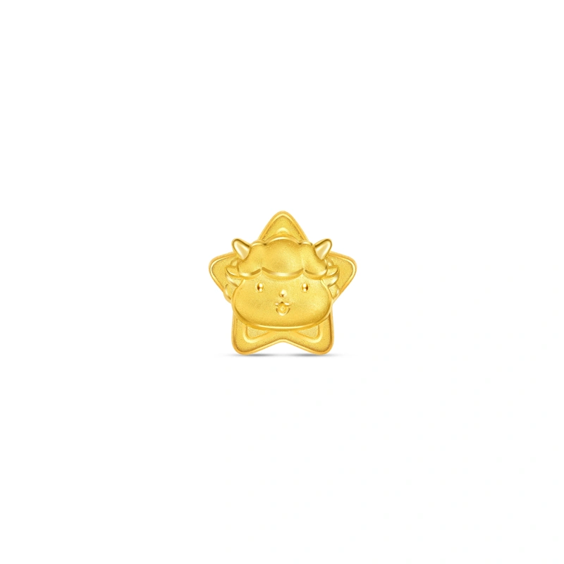 999 Gold charm