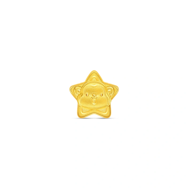 999 Gold charm