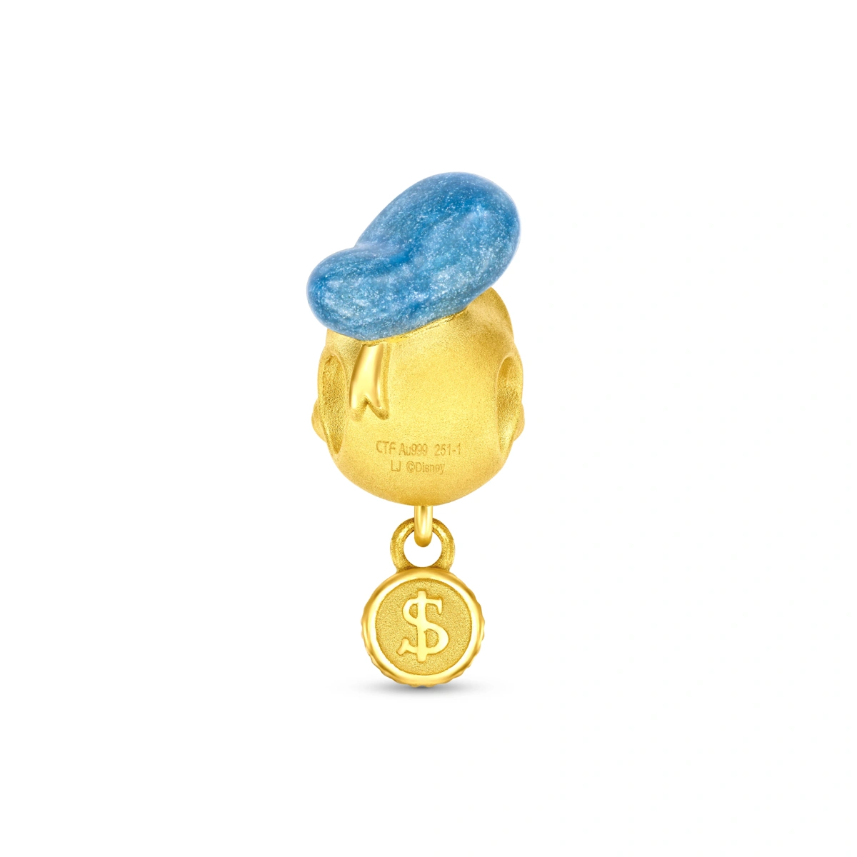 唐老鴨999足金工藝精品串飾