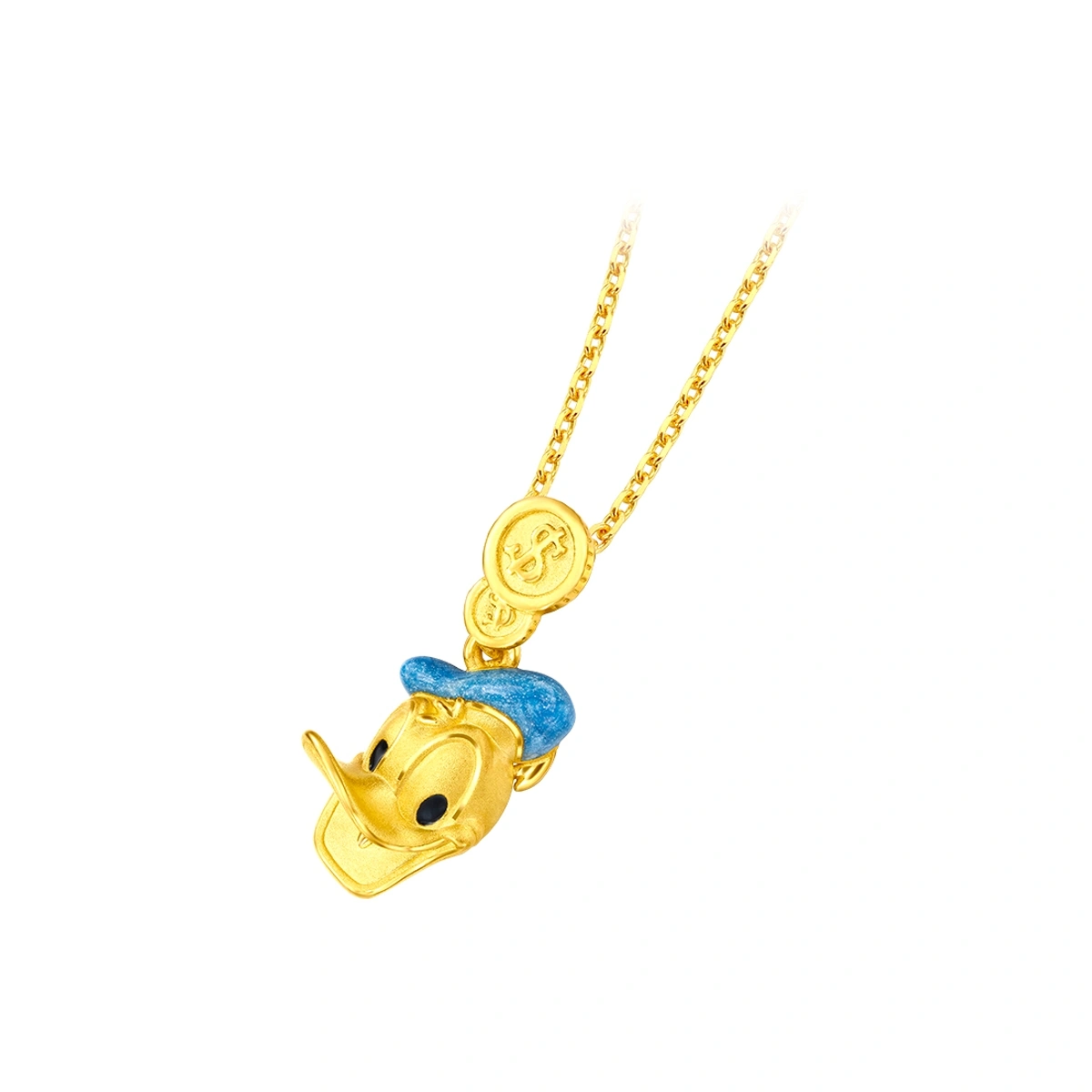 Donald Duck 999 Gold pendant
