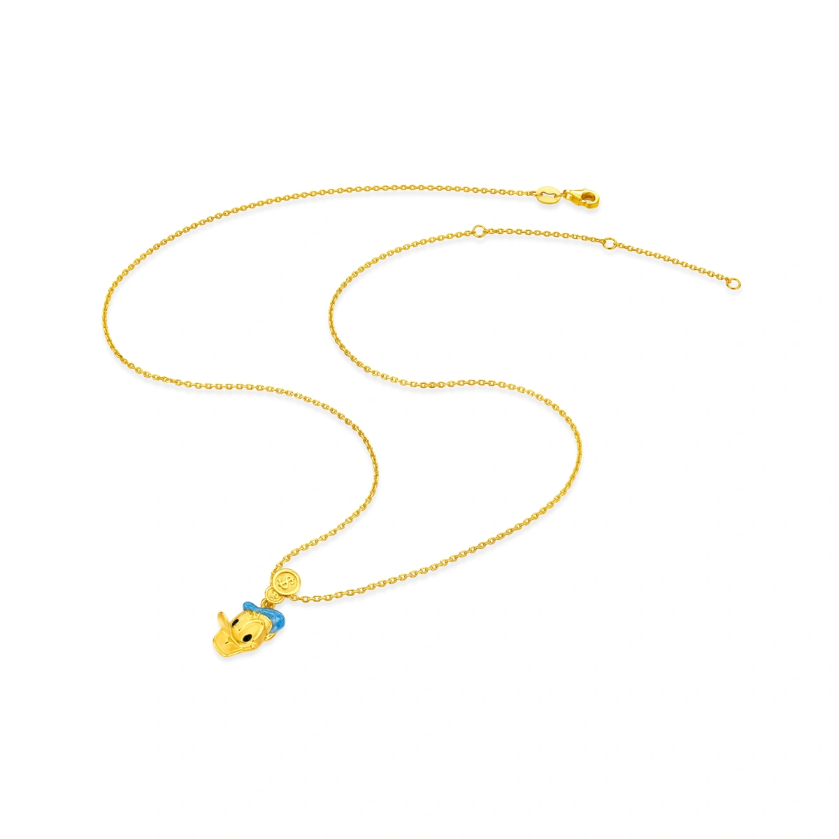 Donald Duck 999 Gold pendant