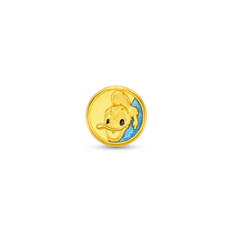 Donald Duck 999 Gold charm