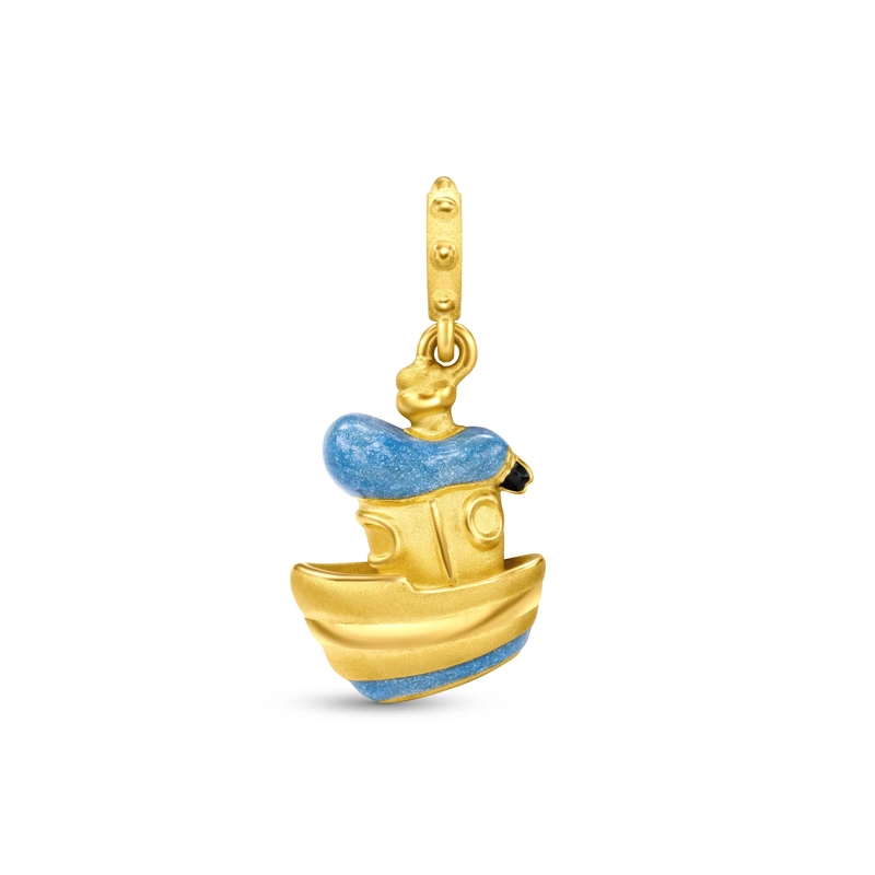 Donald Duck 999 Gold charm