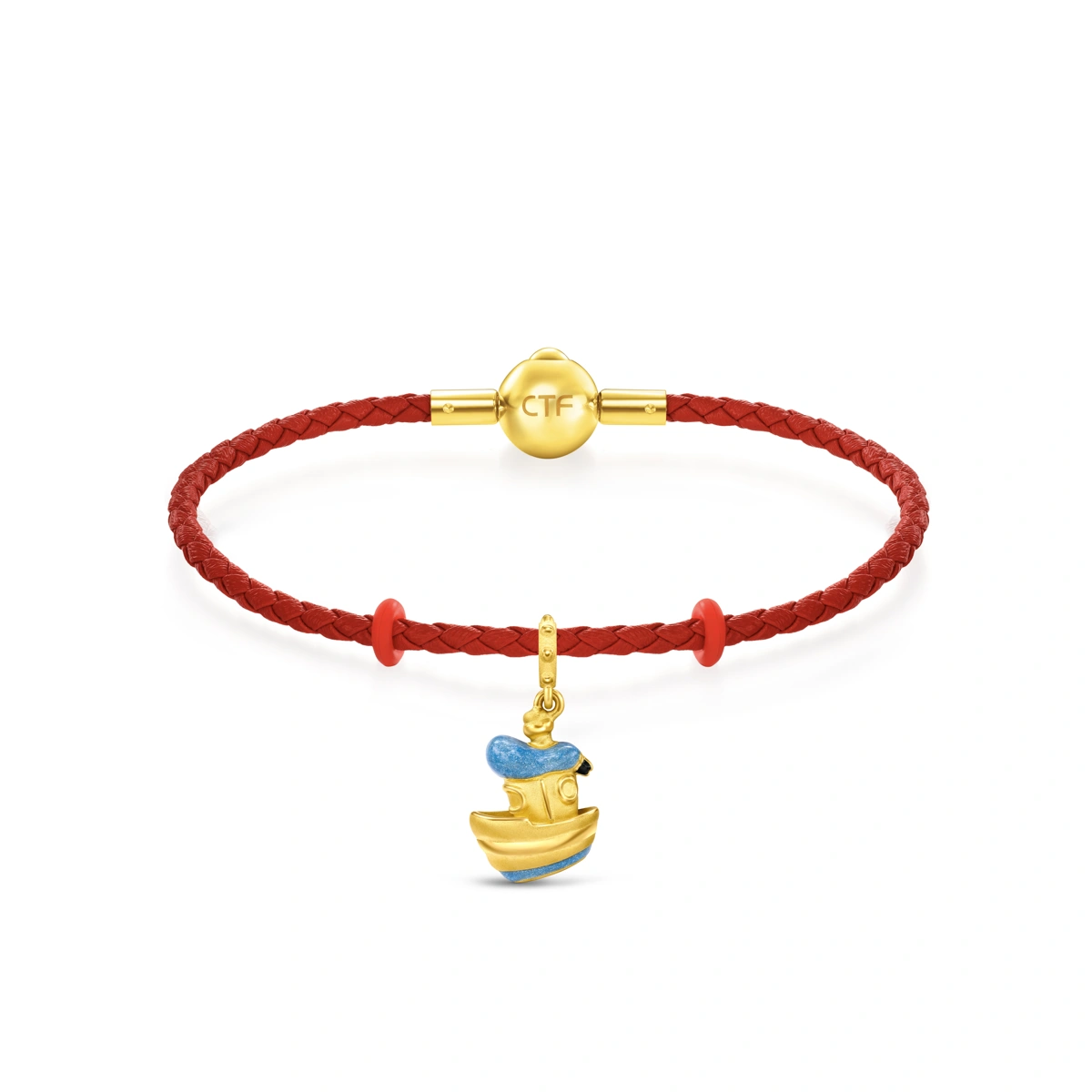Donald Duck 999 Gold charm