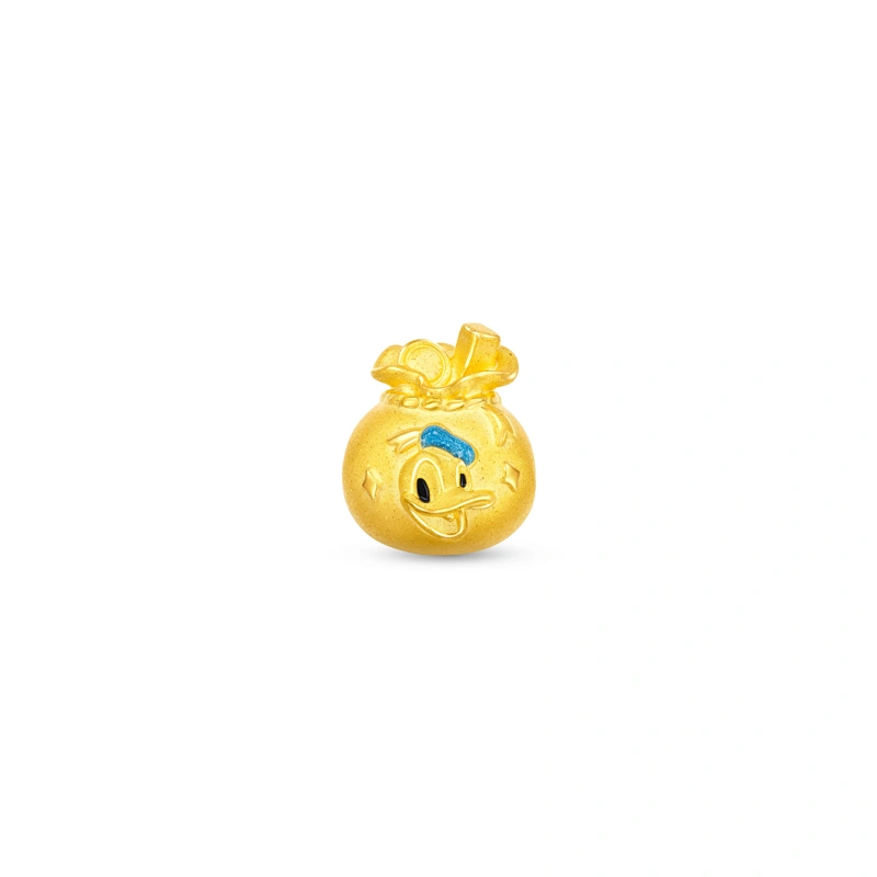 Donald Duck 999 Gold charm