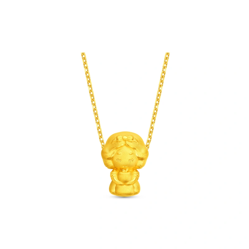 Snow White 999 Gold charm