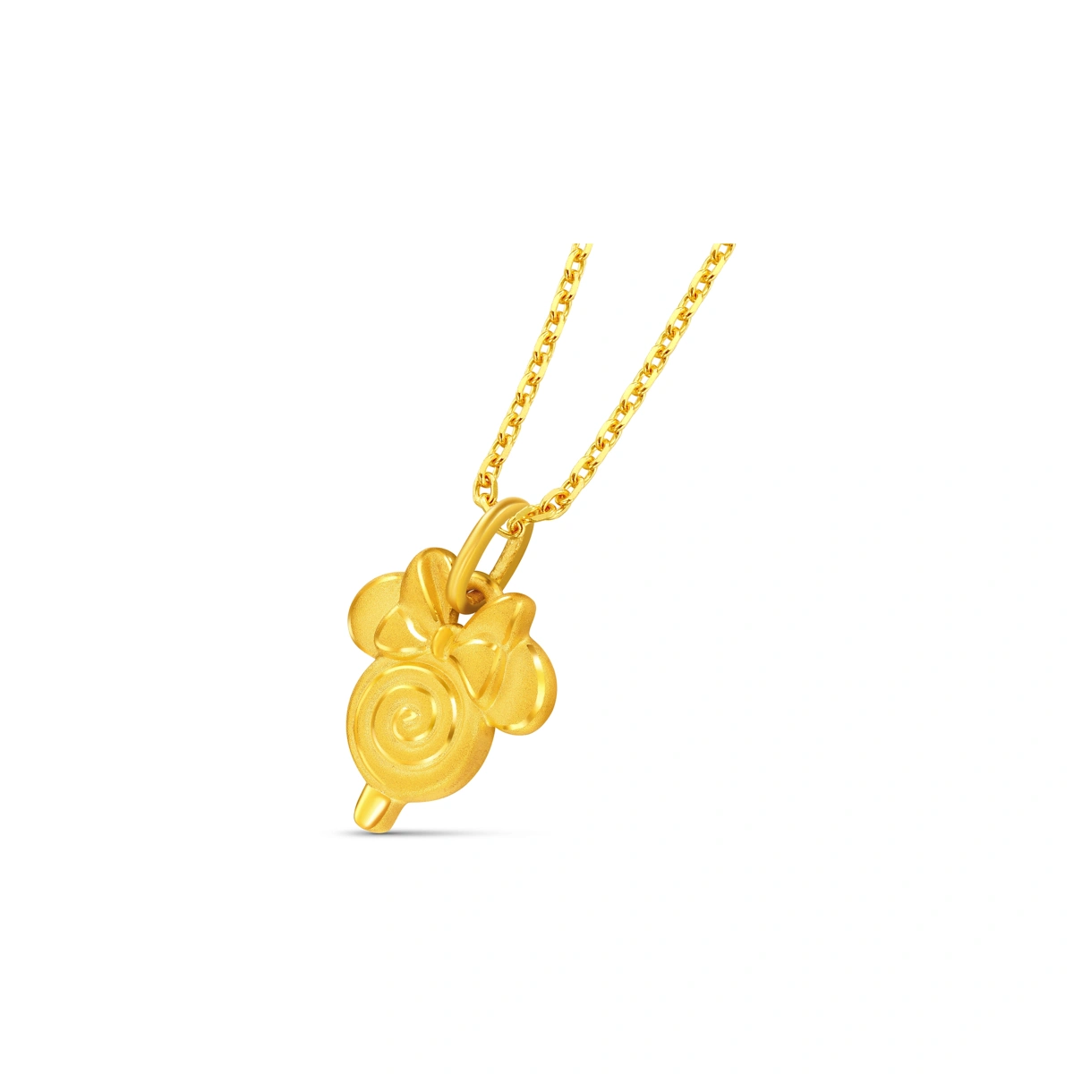 Minnie Lollipop 999 Gold pendant