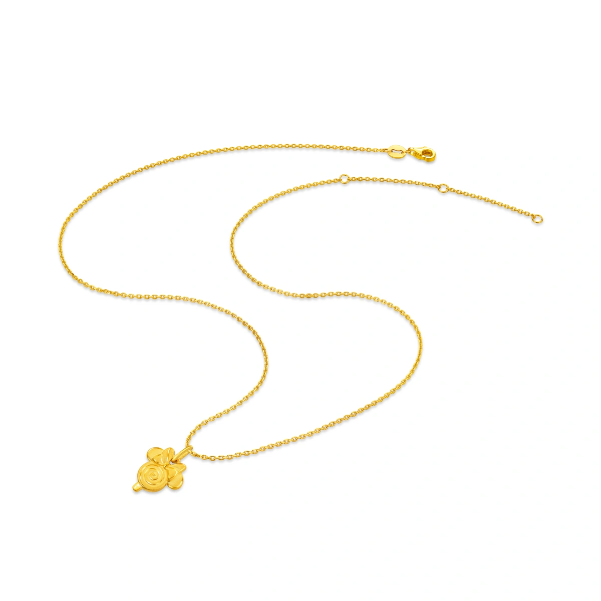 Minnie Lollipop 999 Gold pendant