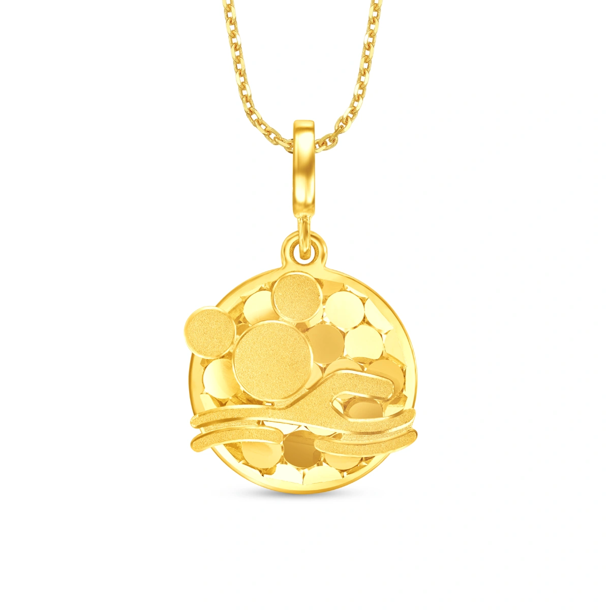 999.9 Gold pendant