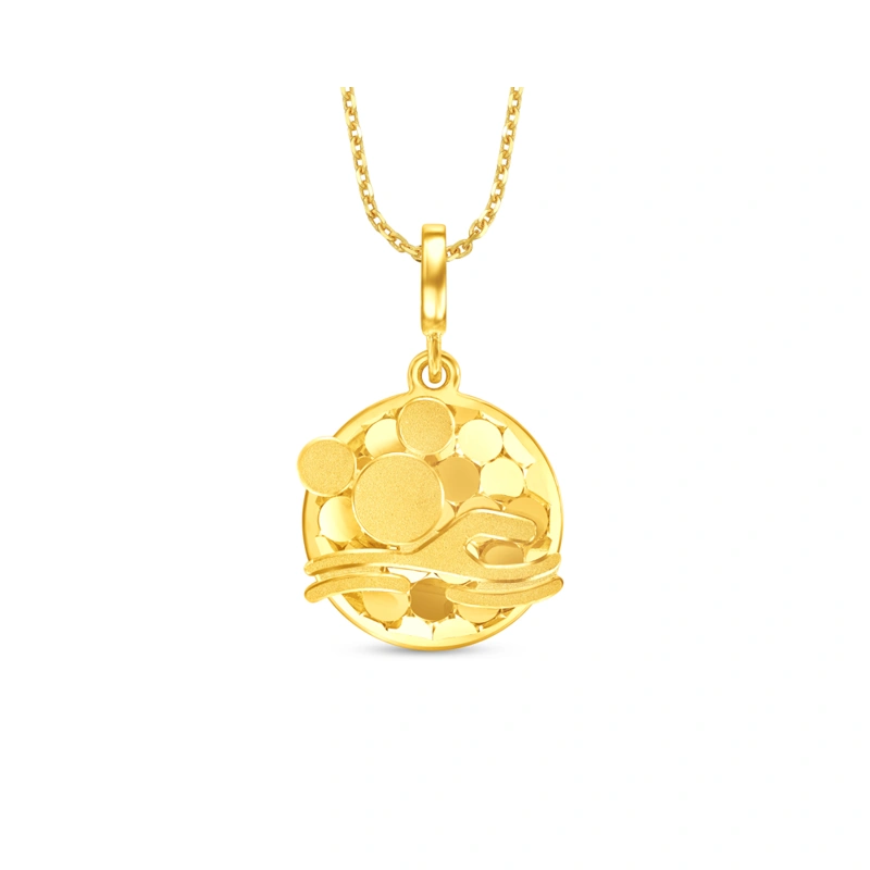 999.9黃金工藝精品吊墜