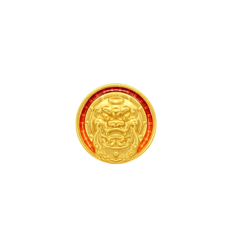 999 Gold charm