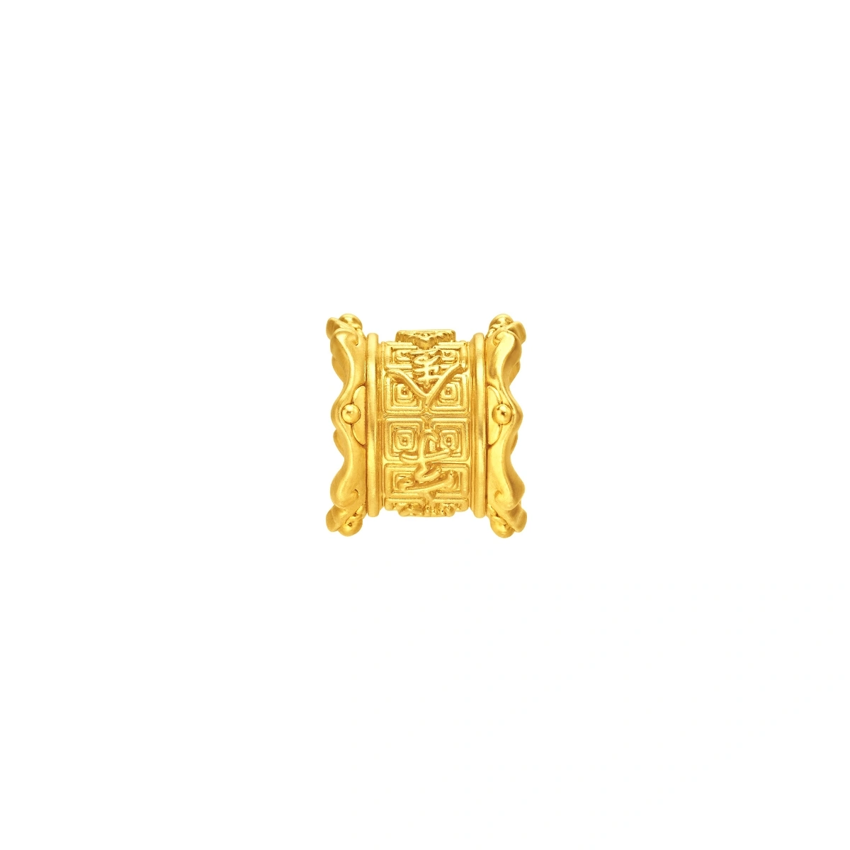 平安兩字金999足金工藝精品串飾