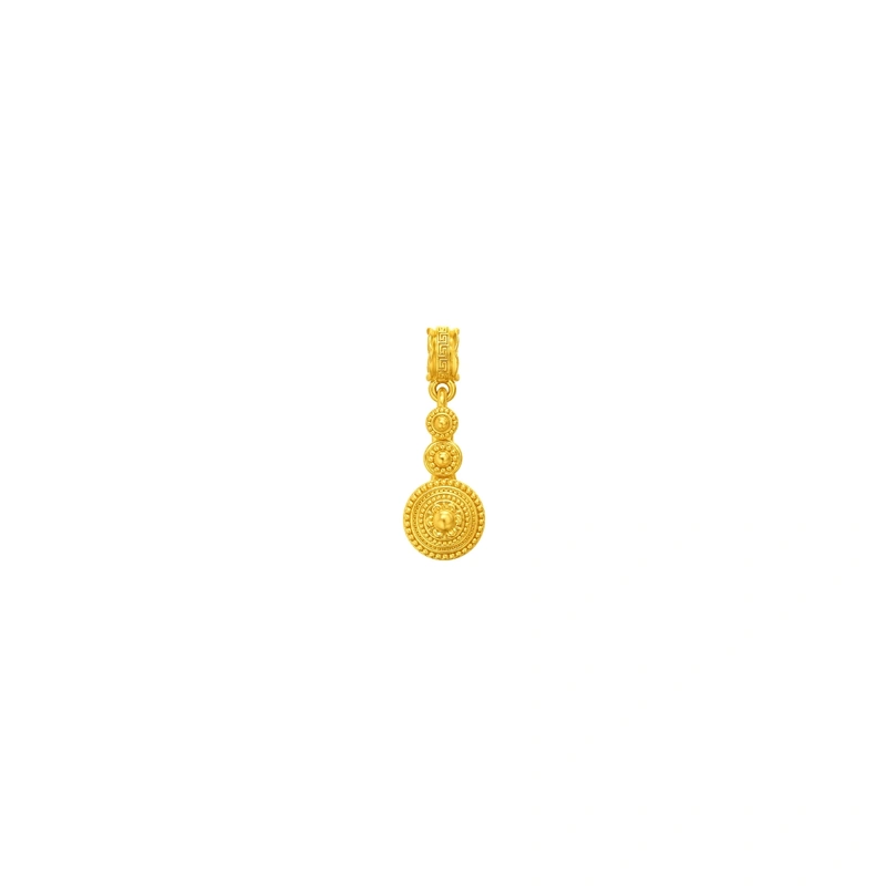 999 Gold charm