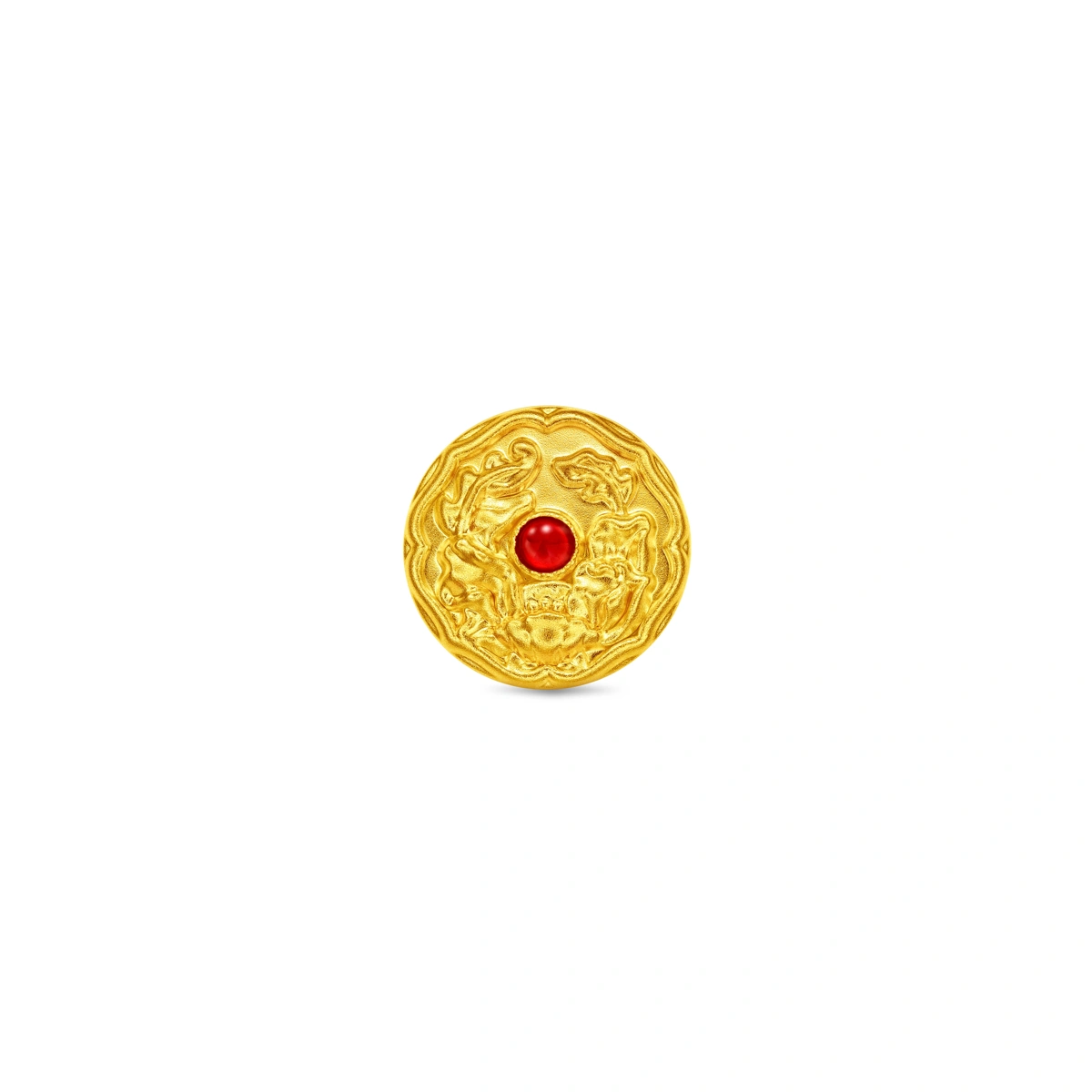 999 Gold charm