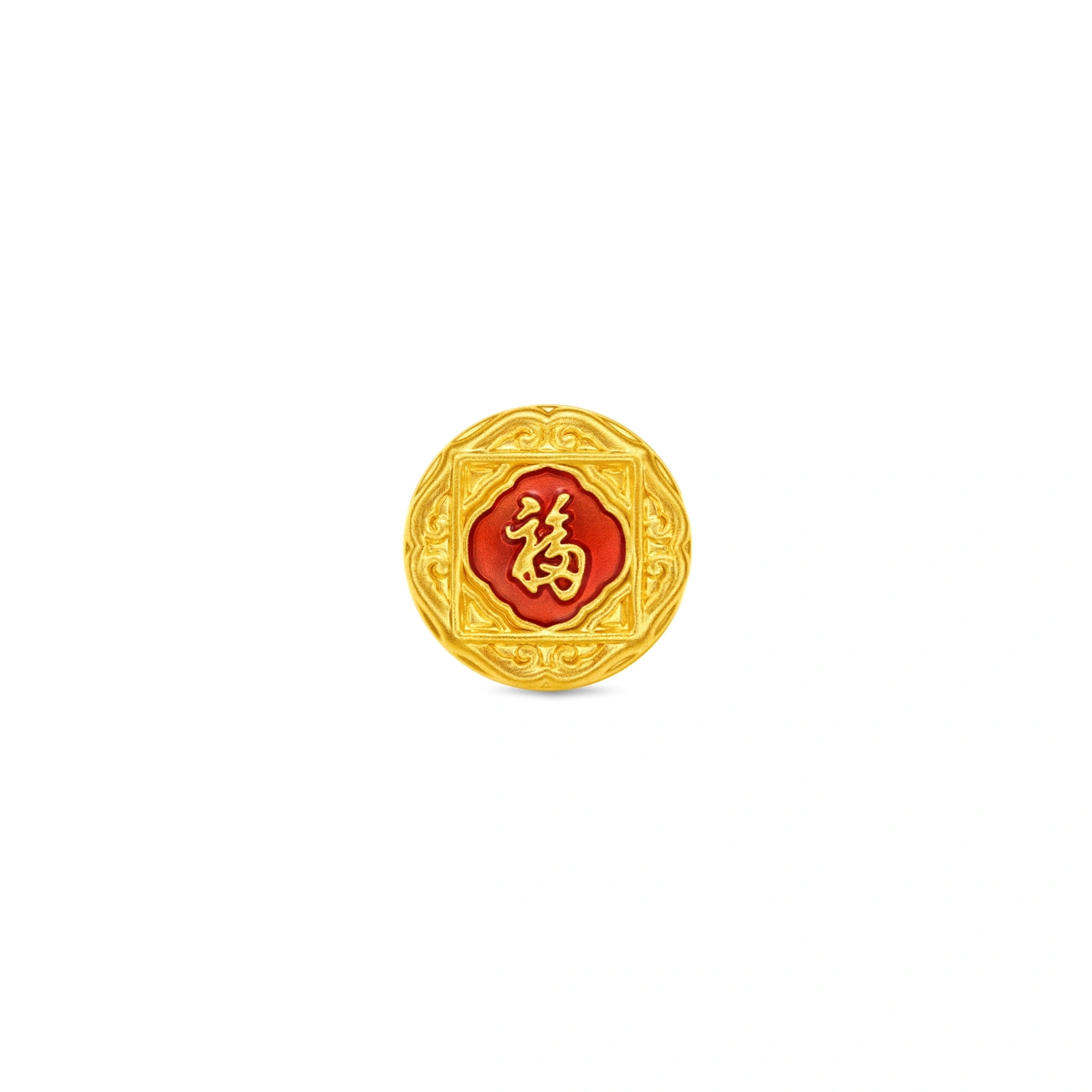 999 Gold charm