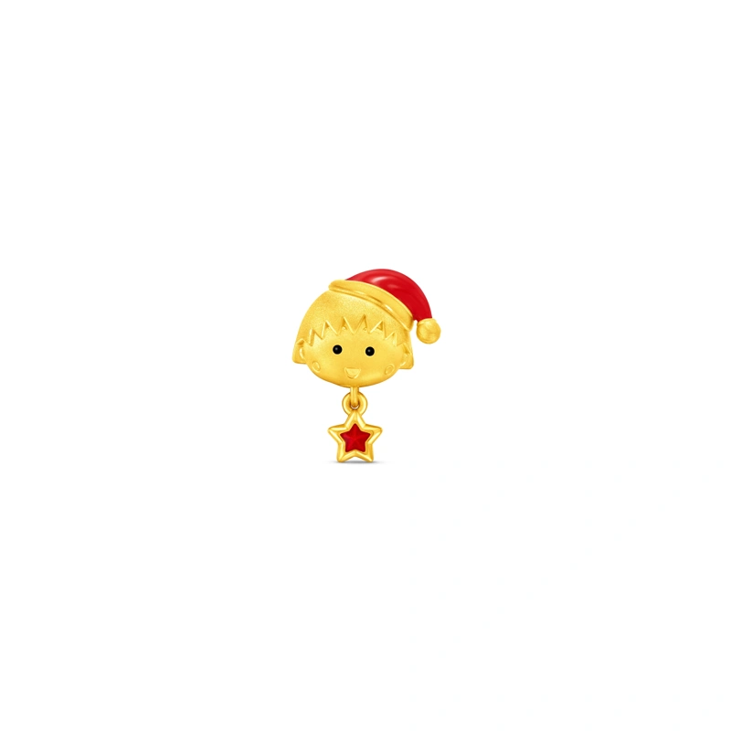 999 Gold charm