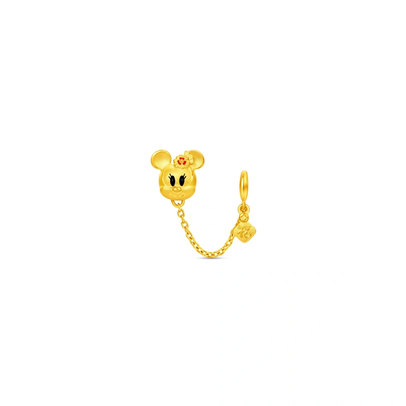Minnie Mouse 999 Gold charm