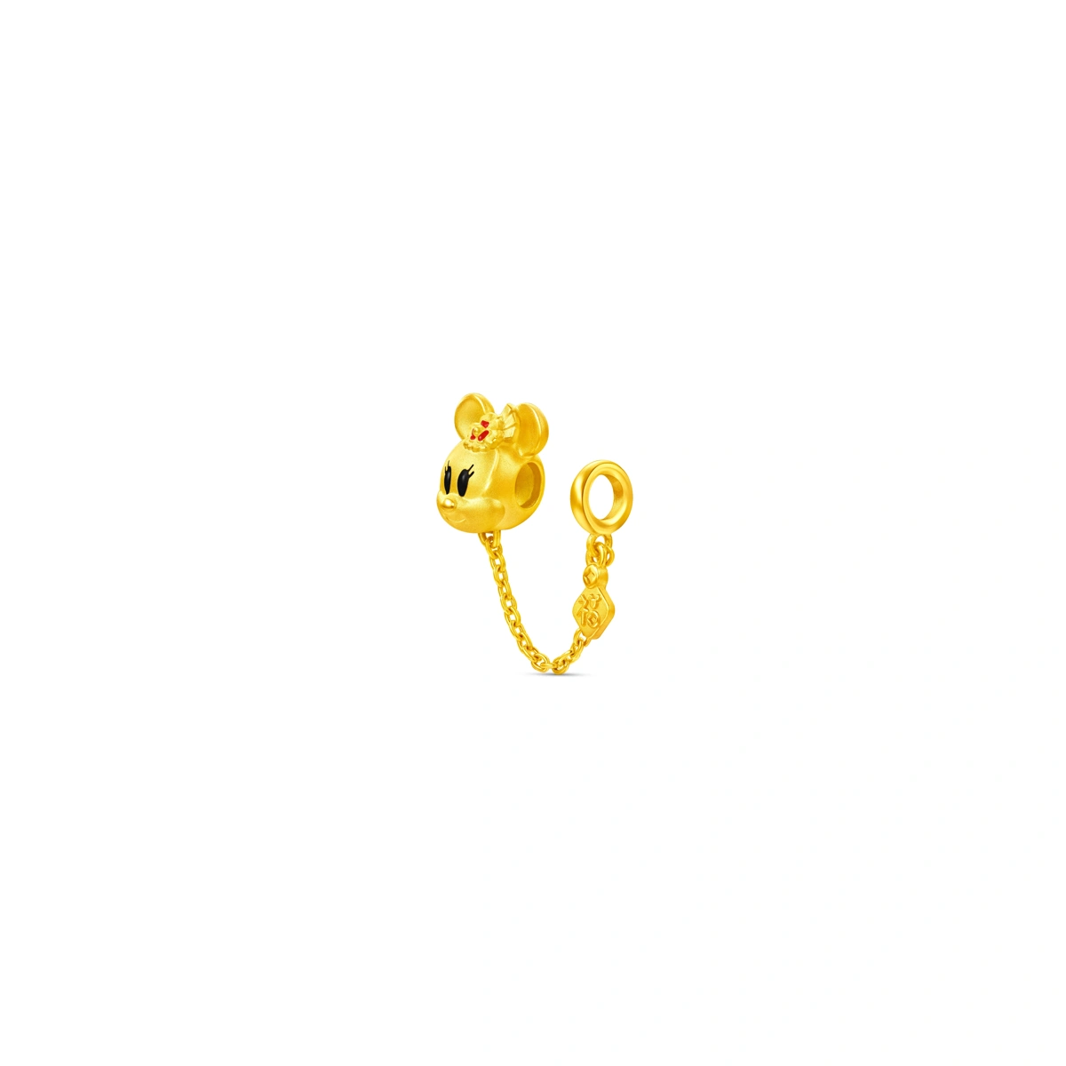 Minnie Mouse 999 Gold charm