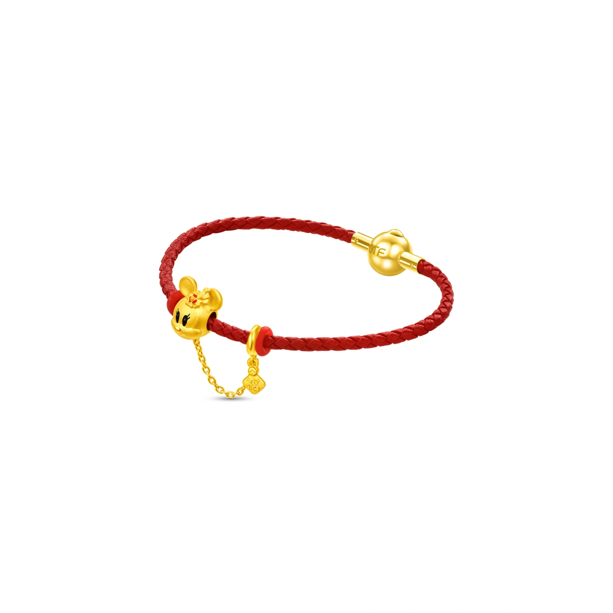 Minnie Mouse 999 Gold charm