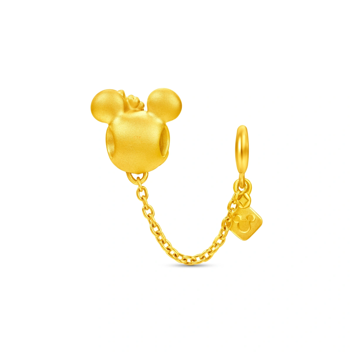 Minnie Mouse 999 Gold charm