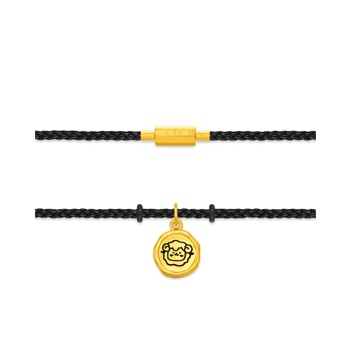 Goat & Horse 999 Gold pendant