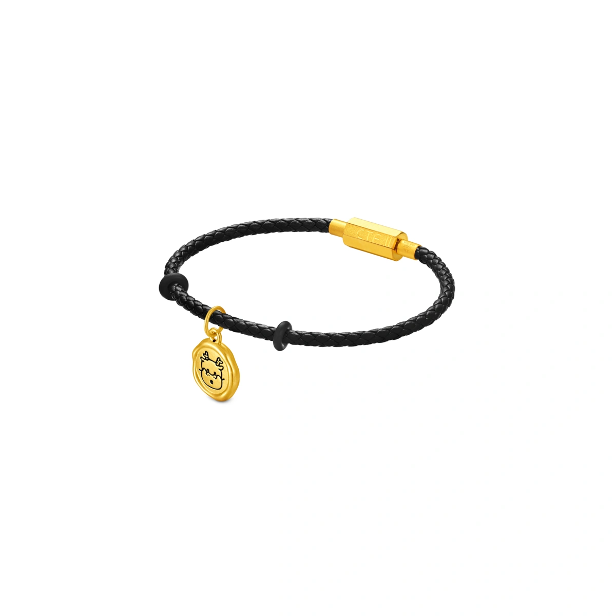Dragon & Rooster 999 Gold pendant