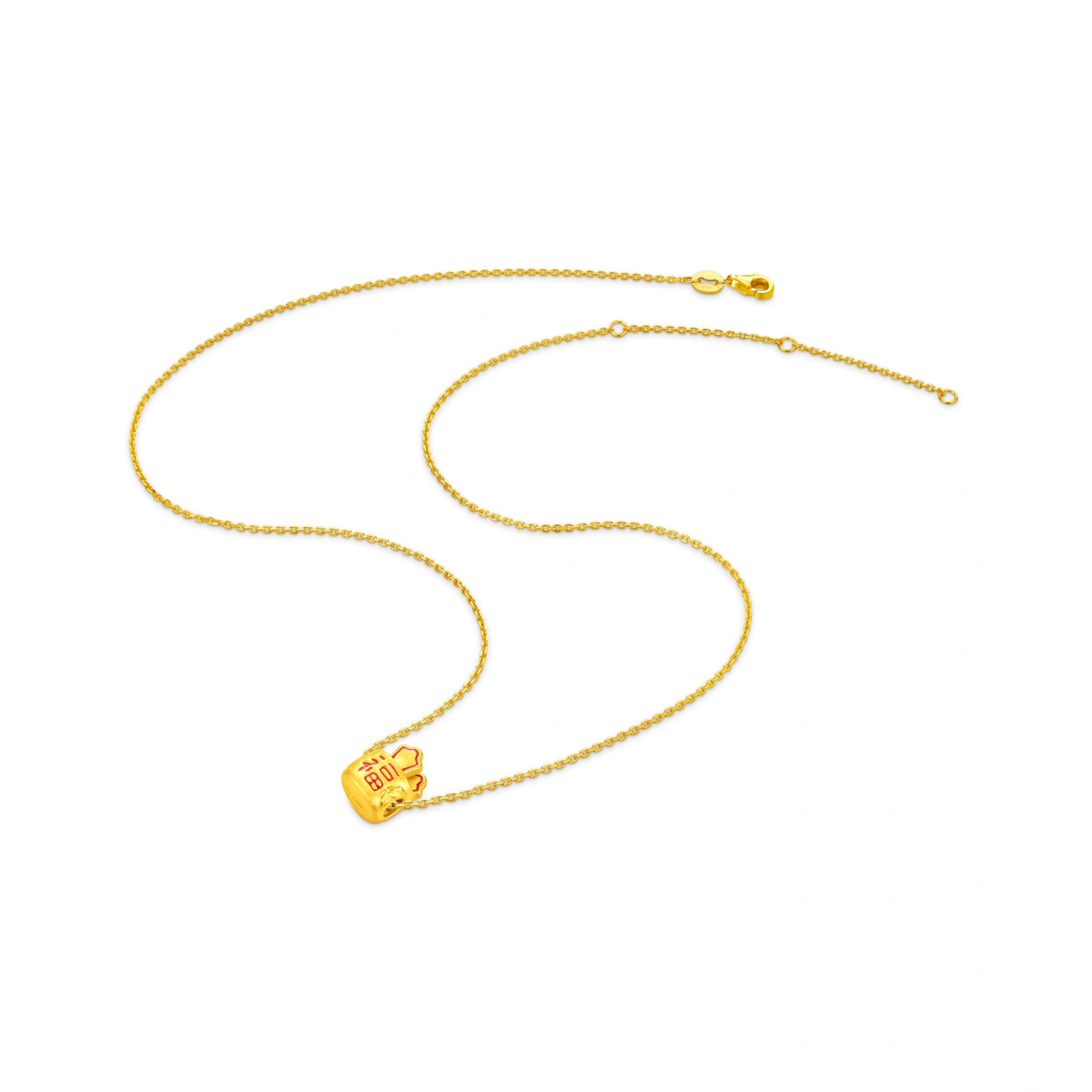 999 Gold charm